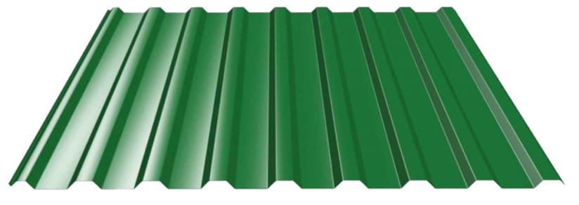 Профнастил ПК-20 RAL 6005 (Зеленый) от 30 см - до 12 м — Макеевка